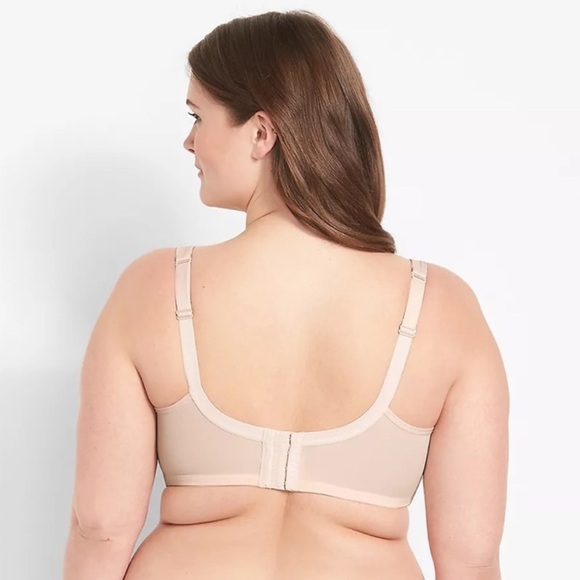 Cacique Smooth Lightly Lined Balconette Underwire Bra Nude Pale 50DDD Like New - Picture 2 of 9